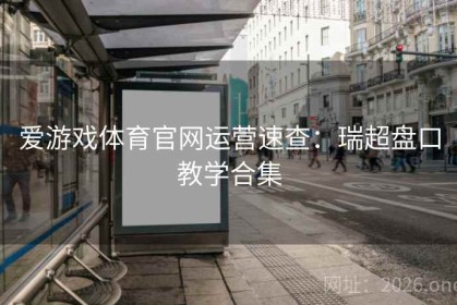爱游戏体育官网运营速查：瑞超盘口教学合集