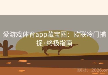 爱游戏体育app藏宝图：欧联冷门捕捉·终极指南