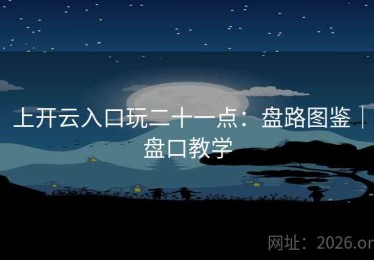 上开云入口玩二十一点：盘路图鉴｜盘口教学