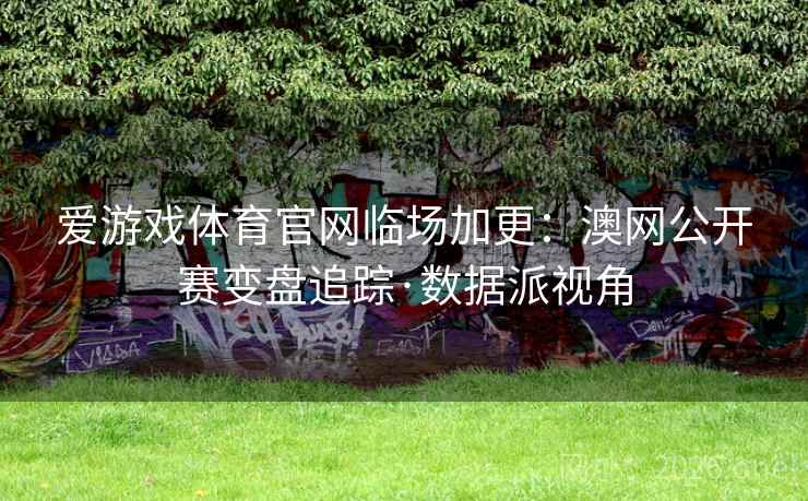 爱游戏体育官网临场加更：澳网公开赛变盘追踪·数据派视角