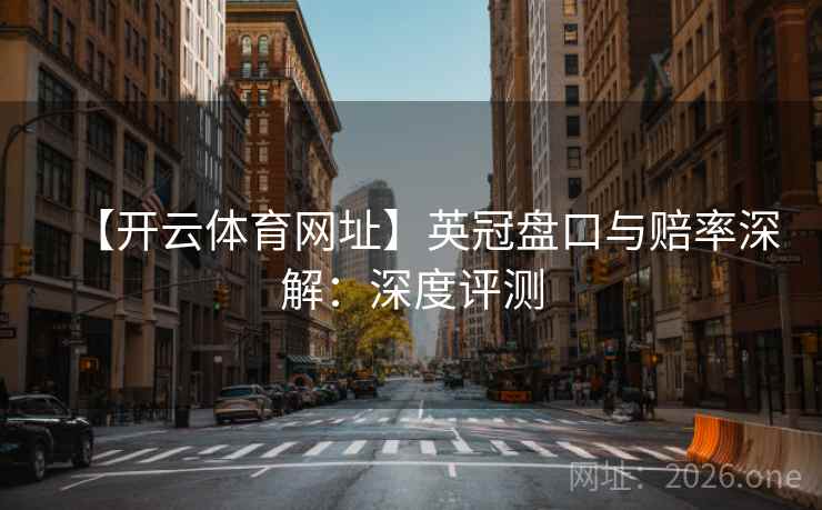 【开云体育网址】英冠盘口与赔率深解:深度评测 【开云体育网址】英冠盘口与赔率深解:深度评测