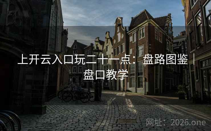 上开云入口玩二十一点：盘路图鉴｜盘口教学